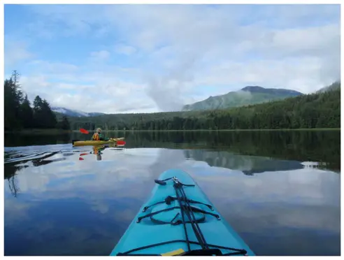 Canada British Columbia Knight Inlet Lodge - sejl i kajak