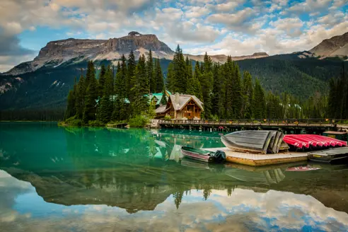Canada British Columbia Emerald Lake Lodge