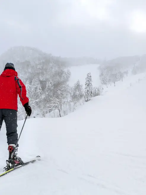 Skiløber i Japan