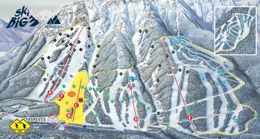 Mount Norquay Pistekort 2025