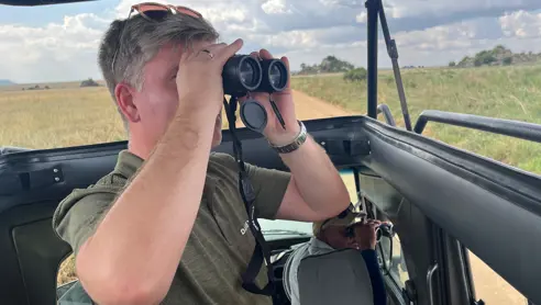 Rasmus På Safari I Tanzania