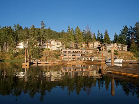Canada British Columbia Painted Boat Resort