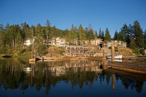 Canada British Columbia Painted Boat Resort