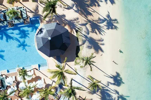 Heritage Le Telfair Aerial Beach View(1)
