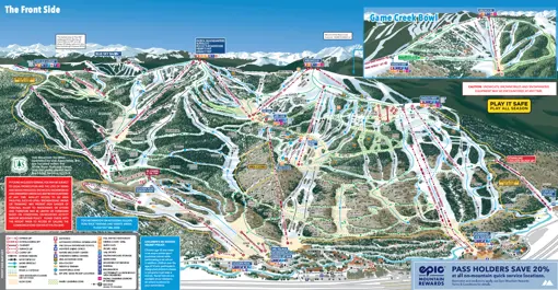 Vail Piste Kort