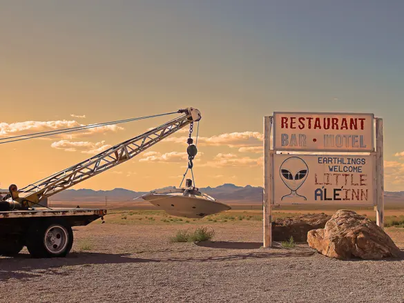 Area 51 udflugt fra Las Vegas USA