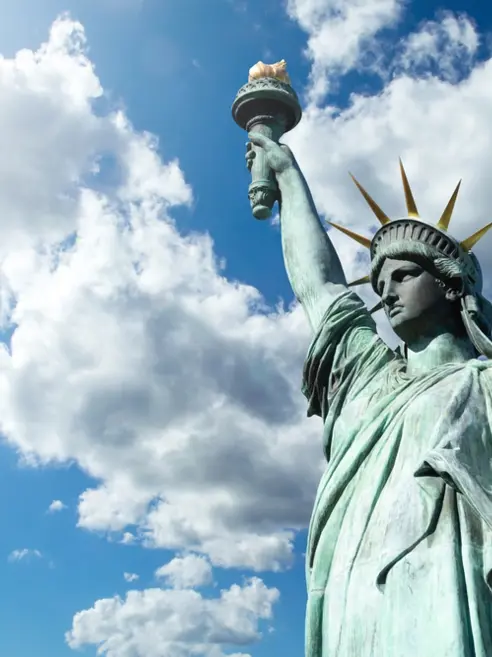 Frihedsgudinden i New York