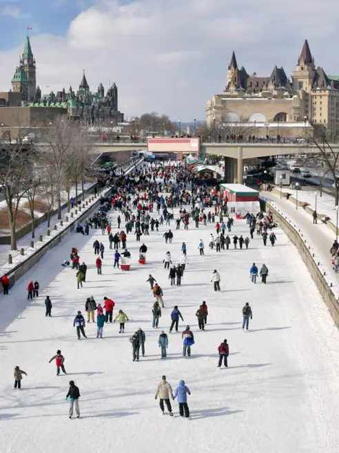Inspiration Canada Ottawa Rideau Canal Skating Rink