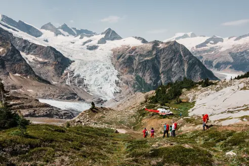 CMH Heli Hiking Rocky Mountains Canada
