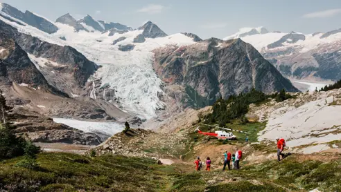 CMH Heli Hiking Rocky Mountains Canada