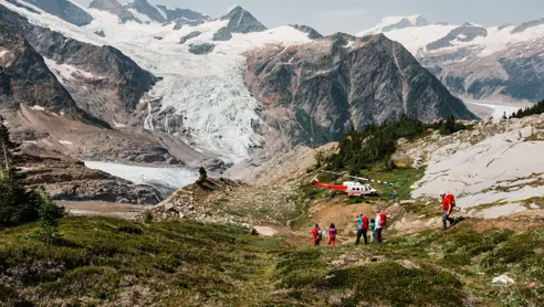 CMH Heli Hiking Rocky Mountains Canada