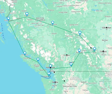 Vestcanadas Ikoner i autocamper