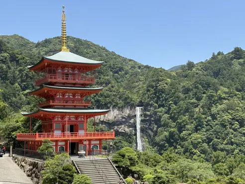 Rejser til Kii-halvøen i Japan