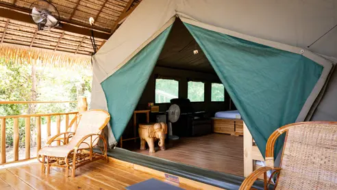 The Bush Camp Telt Balkon Chiang Mai