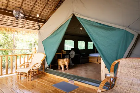 The Bush Camp Telt Balkon Chiang Mai