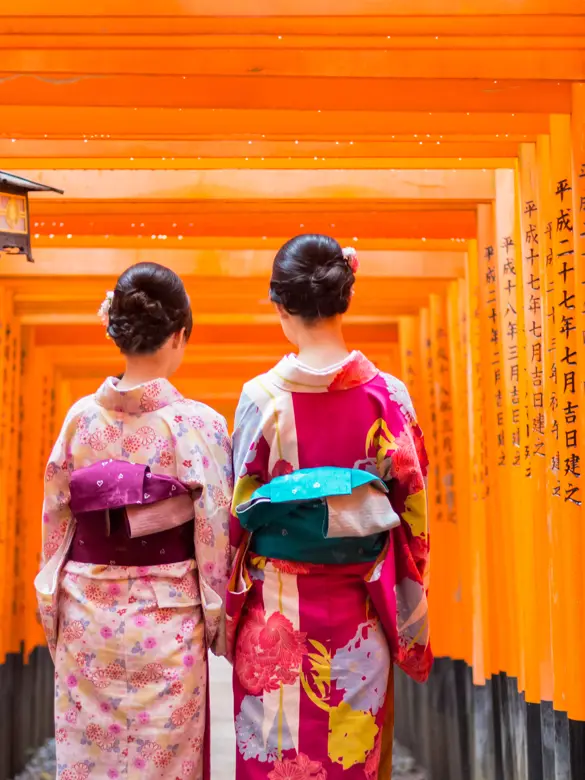 Fushimi Inari Shrine helligdommen i Kyoto