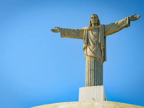 Christ At Mountain Pico Isabel De Torres, Puerto Plata