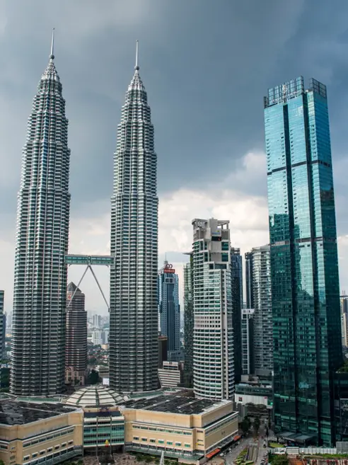 Petronas Twin Towers i Kuala Lumpur, Malaysia
