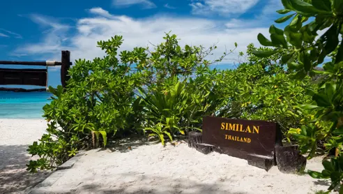 Similan Islands Marine National Park i Thailand