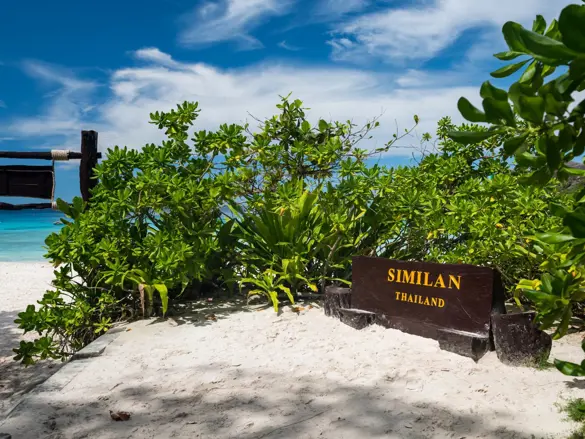 Similan Islands Marine National Park i Thailand