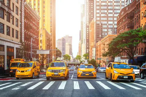 Taxi i New York USA