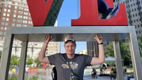 DanExplore-medarbejder Kristian i Philadelphia