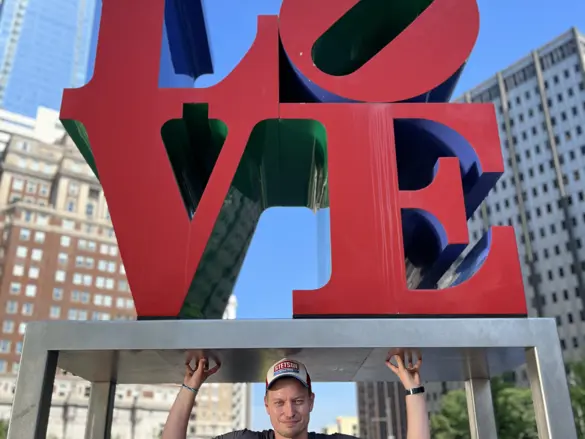 DanExplore-medarbejder Kristian i Philadelphia