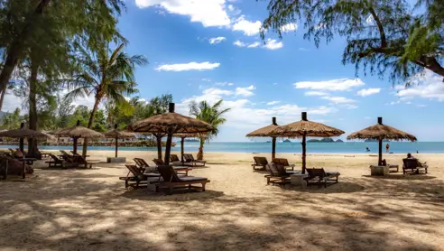 Badeferie på Koh Chang i Thailand