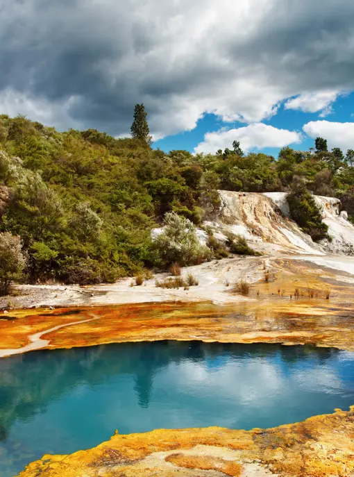 Varm Kilde I Rotorua, New Zealand