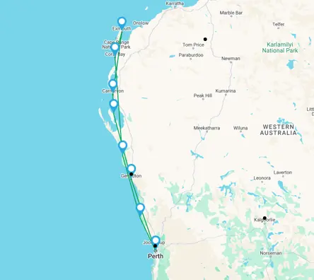 Vestkystens ikoniske kystrute i autocamper