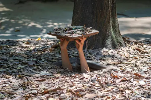 Cu Chi tunneler Vietnam