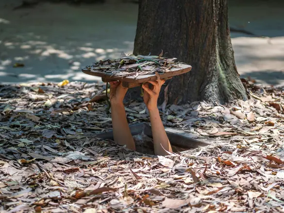 Cu Chi tunneler Vietnam