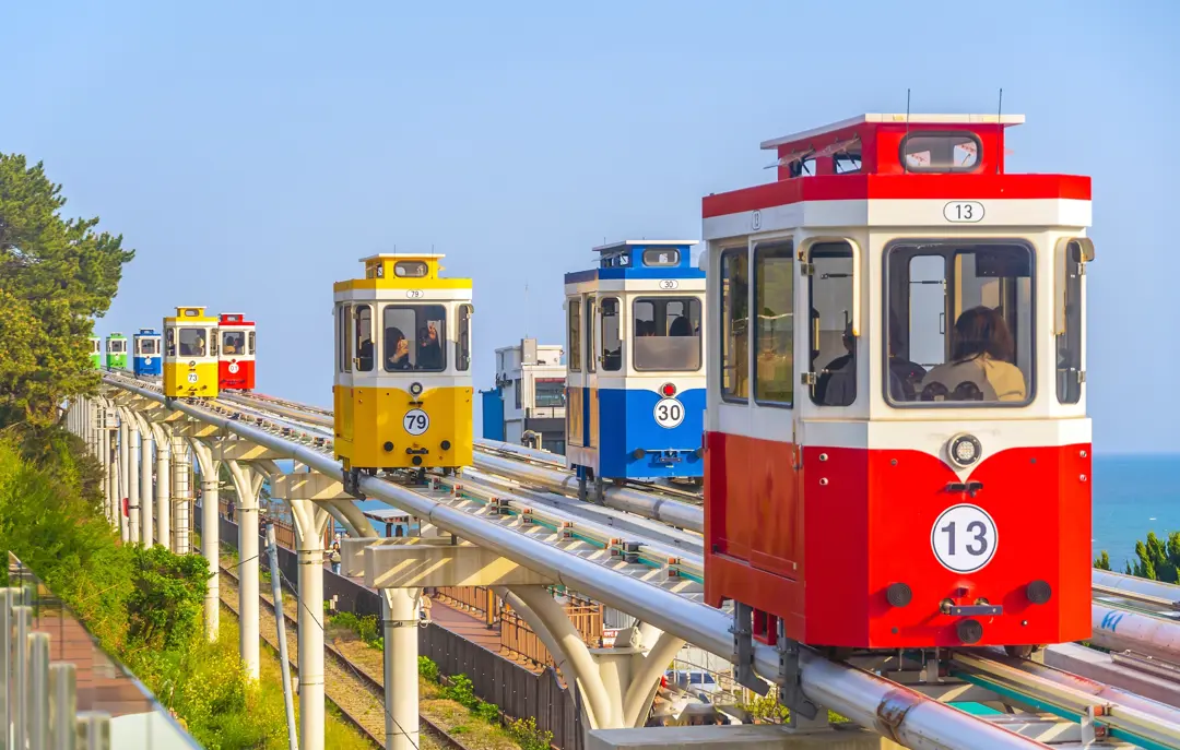 Haeundae Sky Capsules i Busan i Sydkorea