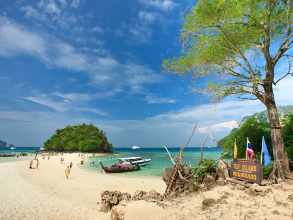 Tup Island ved Krabi i Thailand