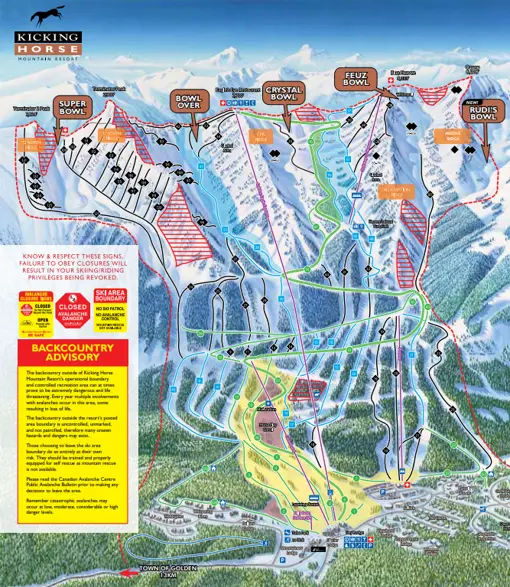 Kicking Horse Pistekort 2025 Canada