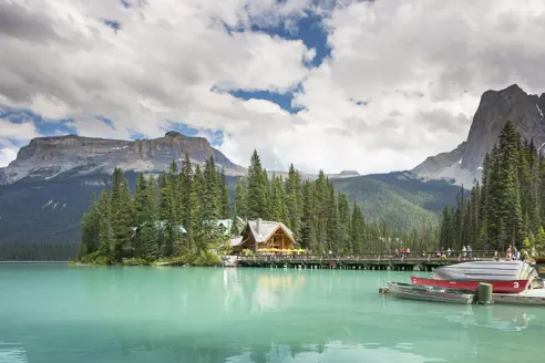 Canada British Columbia Emerald Lake Lodge