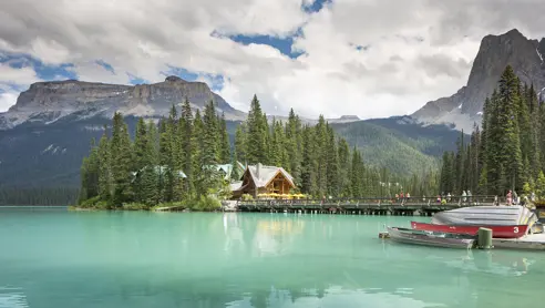Canada British Columbia Emerald Lake Lodge