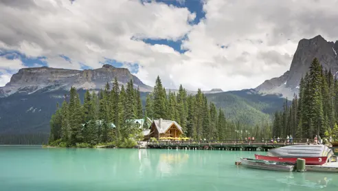 Canada British Columbia Emerald Lake Lodge