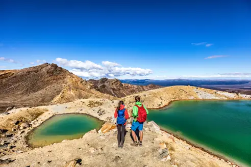 Tongariro Crossing hike i New Zealand