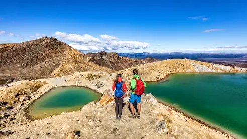 Tongariro Crossing hike i New Zealand