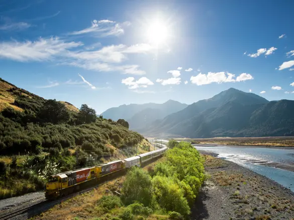 Tranzalpine togrejse i New Zealand