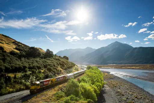 Tranzalpine togrejse i New Zealand