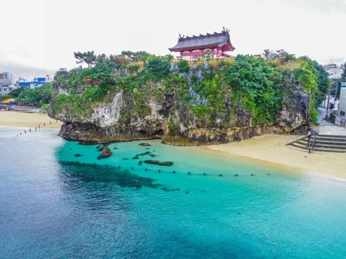 Naha Okinawa Shrine and Beach