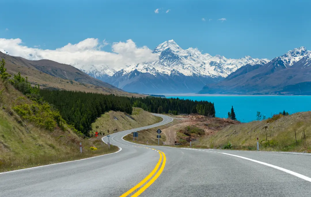 Lake Tekapo og Mt.Cook New Zealand