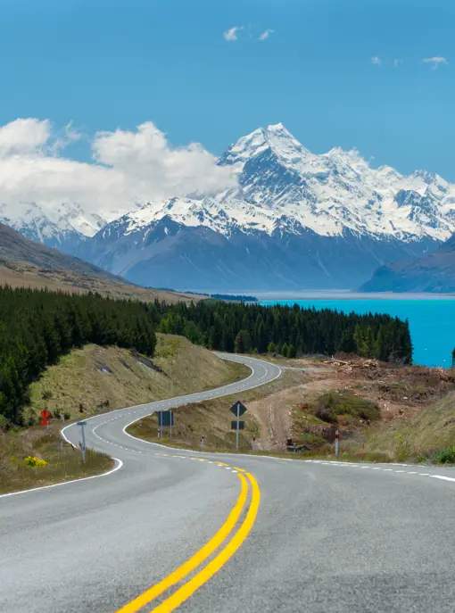 Lake Tekapo og Mt.Cook New Zealand