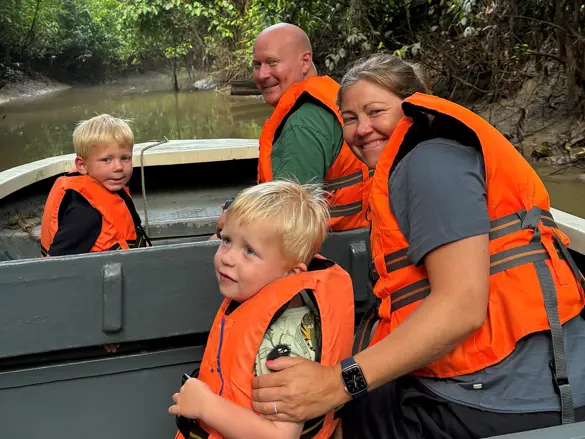 Familietur til Borneo