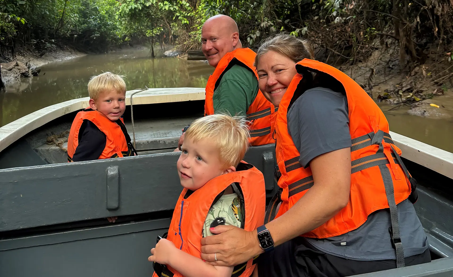 Familietur til Borneo