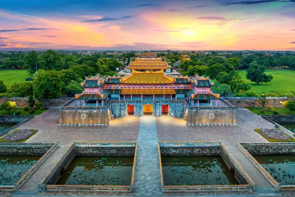 Meridian Gate i Hue i Vietnam