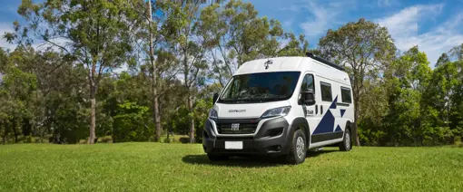 Polaris 2-autocamper fra Star RV i New Zealand