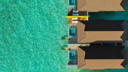 Lagoon Overwater Villa Aerial(2)